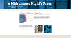 Desktop Screenshot of amidsummernightspress.com